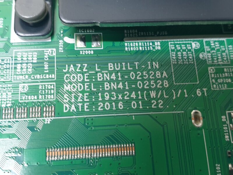 MAIN AV BOARD MB SAMSUNG UA65KU7000K TV BN41-02528A BN94-10803S SCREEN:V650DJ5 - Image 2