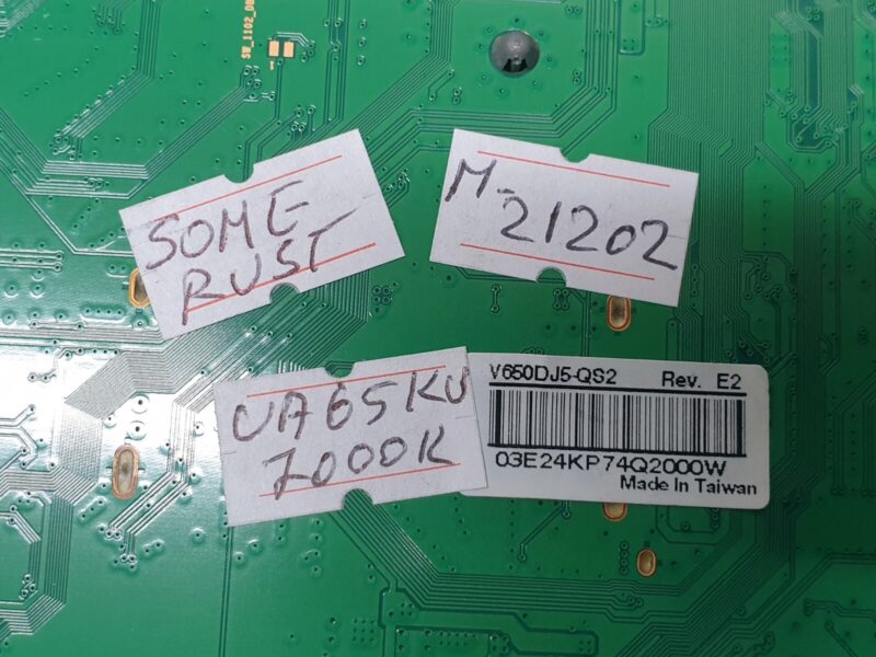 MAIN AV BOARD MB SAMSUNG UA65KU7000K TV BN41-02528A BN94-10803S SCREEN:V650DJ5 - Image 5