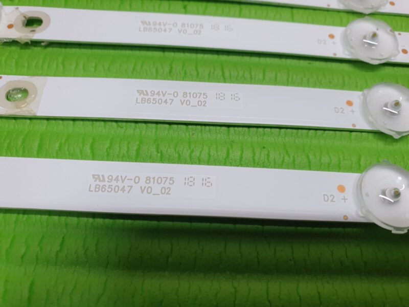 FULL LED BACK LIGHT SET PHILIPS 65PUS6523 65PUS6162/12 65PUS6503 TV LB65047 L ,R - Image 5