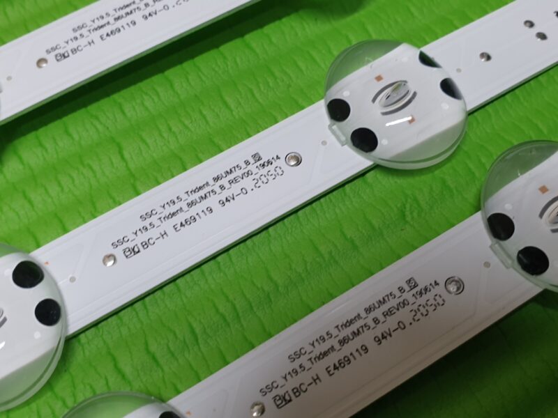 FULL LED BACK LIGHT SET FOR LG 86UN85006LA TV SSC_Y19.5_TRIDENT_86UM75_A/B - Image 3