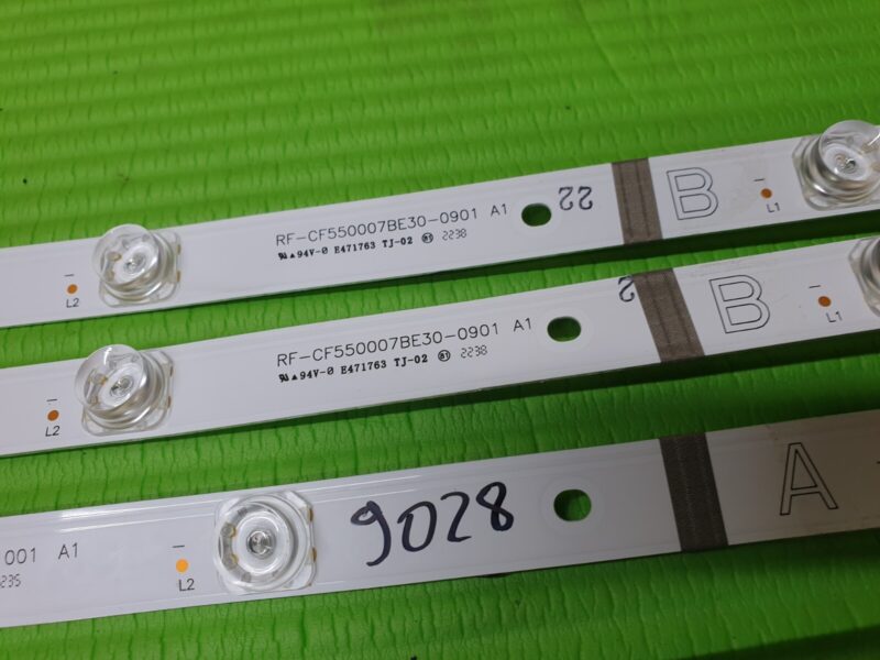 FULL LED BACKLIGHT SET FOR POLAROID P55UPA2033A TV RF-CF550007AE30-1001 A/B - Image 3