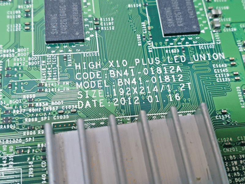 MAIN AV BOARD MB SAMSUNG UE32ES5500K TV BN41-01812A BN94-06072A SCREEN:T320HVN02 - Image 2