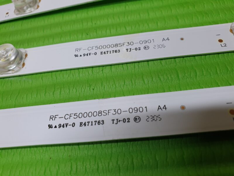 FULL LED BACKLIGHT SET FOR TOSHIBA 50QF5D53DB 50" TV RF-CF500008SF30-0901 A4 - Image 3
