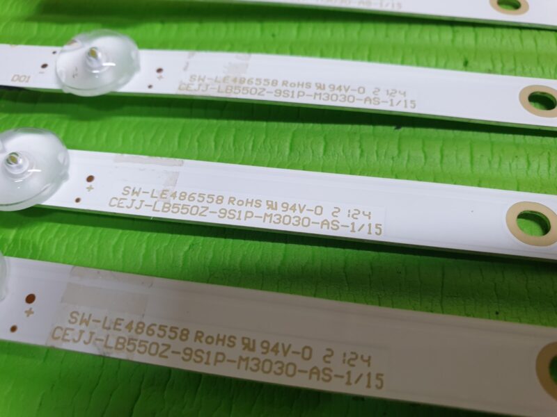 FULL LED BACKLIGHT SET FR PHILIPS 55PUS7556/12 TV CEJJ-LB550Z-9S1P-M3030-AS-1/15 - Image 4