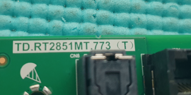 MAIN AV BOARD TCL 50P638K TV TD.RT2851MT.773 40-R51MP3-MAB2HG-C SCREEN:CV500U2 - Image 3