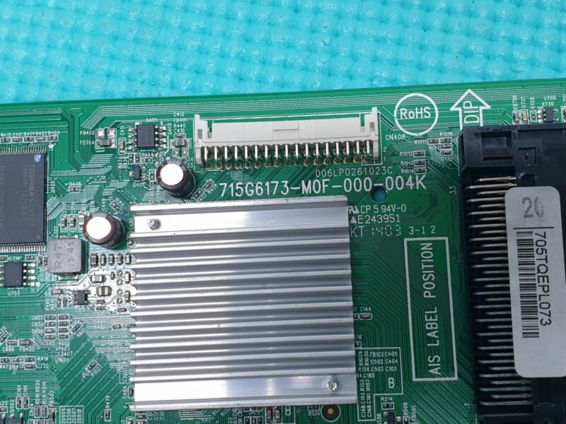 MAIN BOARD MB PANASONIC TX-32A400B LED TV 715G6173-M0F-000-004K SCREEN:LC320DXJ - Image 2