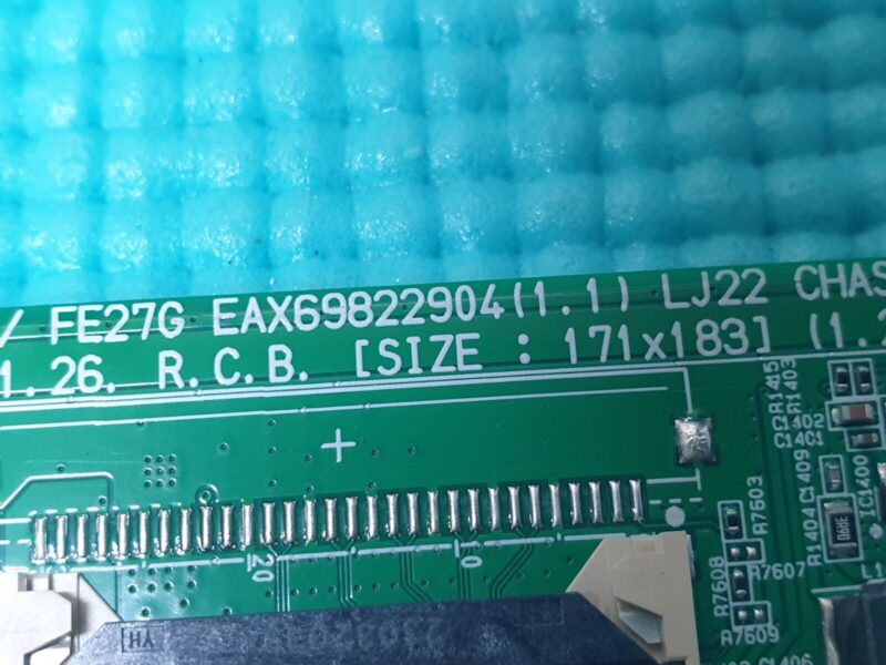MAIN BOARD MB LG 43LQ60006LA LED TV EAX69822904(1.1) EBT67730101 SCREEN:HV430FHB - Image 2