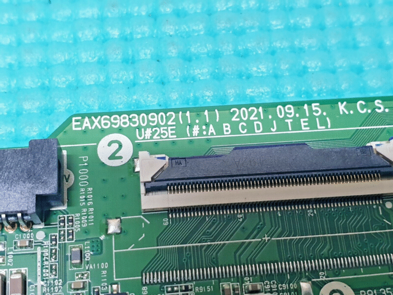 MAIN BOARD MB LG 55UQ75006LF LED TV EAX69830902(1.1) EBT67250003 SCREEN:HV550QUB - Image 2