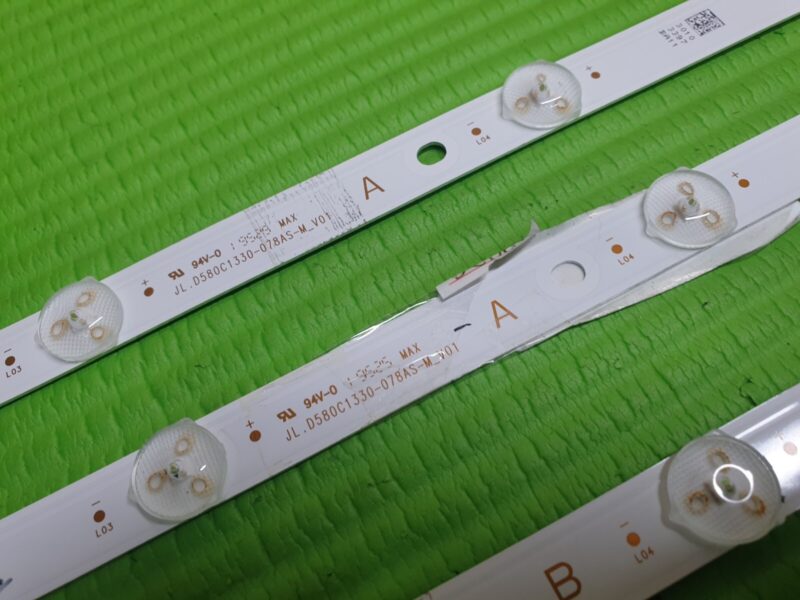 FULL LED BACKLIGHT STRIP SET COMPETE FOR TOSHIBA 58UL2B63DB 58HK6100U 58" LED TV - Image 4