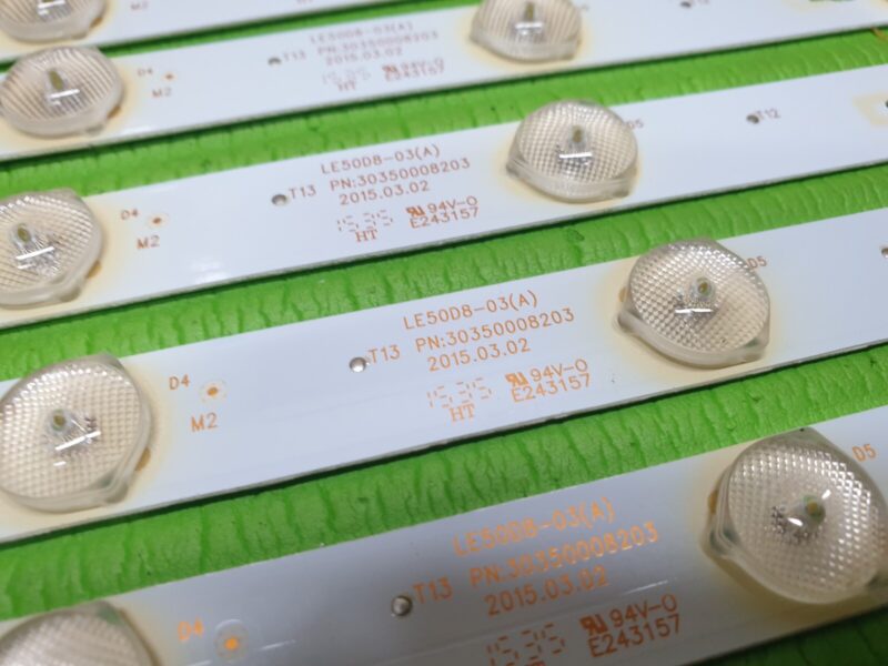 FULL LED BACKLIGHT STRIP SET FOR JVC LT-49C550 49" TV LED50D8-03(A) 30350008203 - Image 3