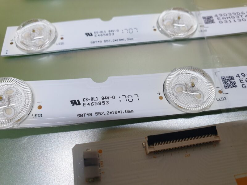 FULL LED BACK LIGHT SET SONY KD-49XE9005 49" LED TV 49039D615SN0L 49039D615SN0R - Image 8