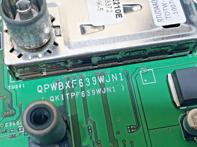 MAIN BOARD MB SHARP LC-32LE210E LCD TV DUNTKF639 QPWBXF639WJN1 SCREEN:T315HW05 - Image 2
