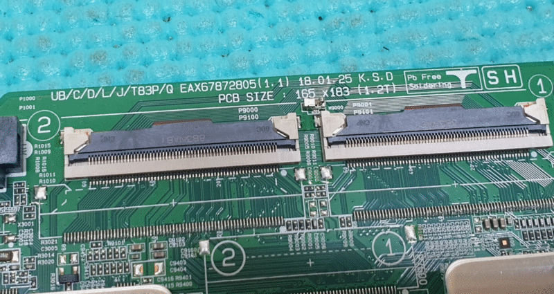 MAIN AV BOARD MB LG 55UK6950PLB TV EAX67872805 (1.1) EBT65238803 SCREEN:LC550EGG - Image 2