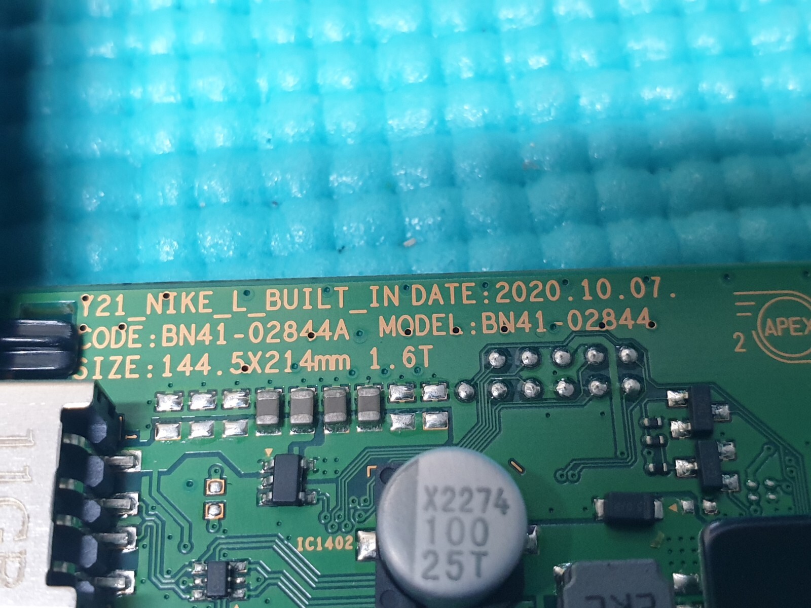 MAIN BOARD MB SAMSUNG QE55Q65AAU QLED TV BN94-16448M BN41-02844A SCREEN:LC650EQC - Image 3