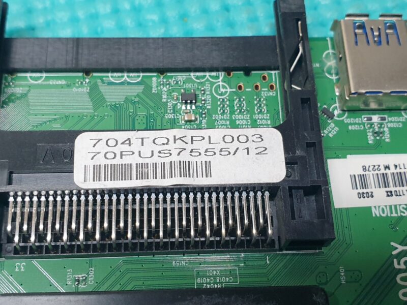 MAIN BOARD MB PHILIPS 70PUS7555/12 LED TV 715GA564-M0E-B00-005Y SCREEN:CV700U1 - Image 3