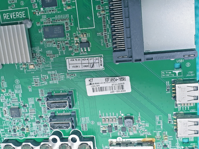 MAIN AV BOARD MB LG 32LJ610V TV EAX67129604(1.0) EBT64578501 SCREEN:HV320FHB - Image 4