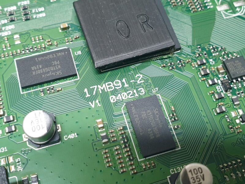 MAIN AV BOARD MB LUXOR LUX0155001 55" LED TV 17MB91-2 23224209 SCREEN:LSC550HN01 - Image 2