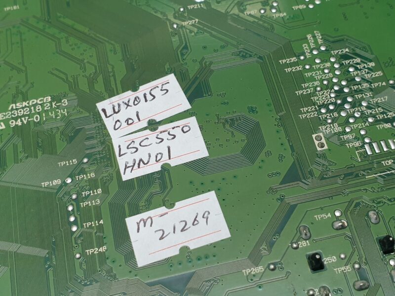 MAIN AV BOARD MB LUXOR LUX0155001 55" LED TV 17MB91-2 23224209 SCREEN:LSC550HN01 - Image 4