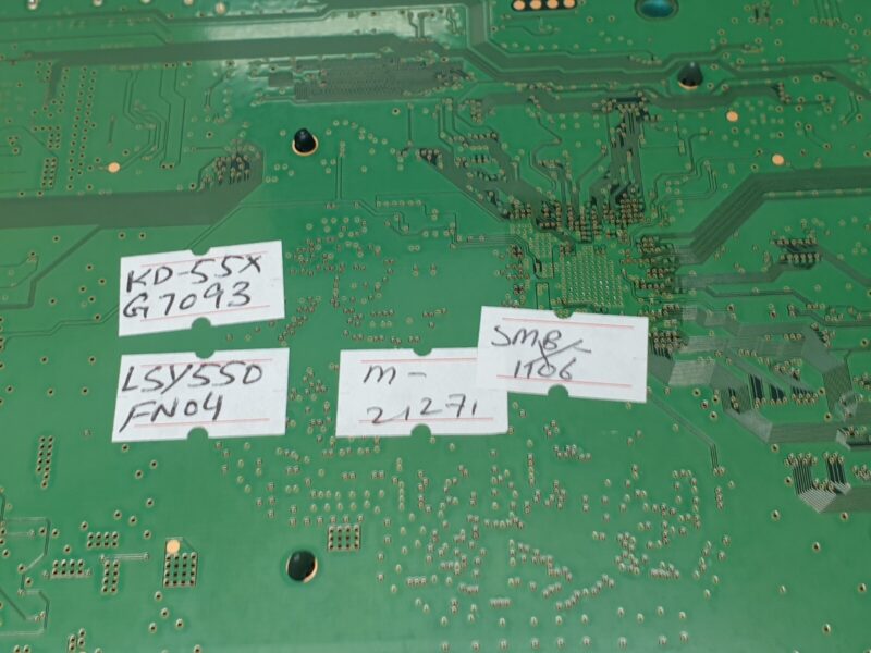 MAIN BOARD MB SONY KD-55XG7093 55" TV 1-983-119-12 YA03092AA SCREEN:LSY550FN04 - Image 4