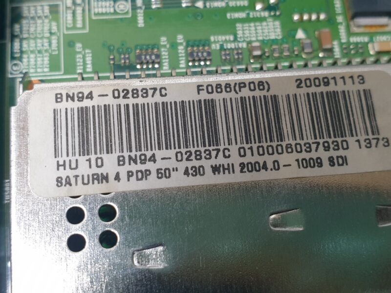 MAIN BOARD MB SAMSUNG PS50B450P2W PLASMA TV BN94-02837C BN41-01180B BN40-00137A - Image 3