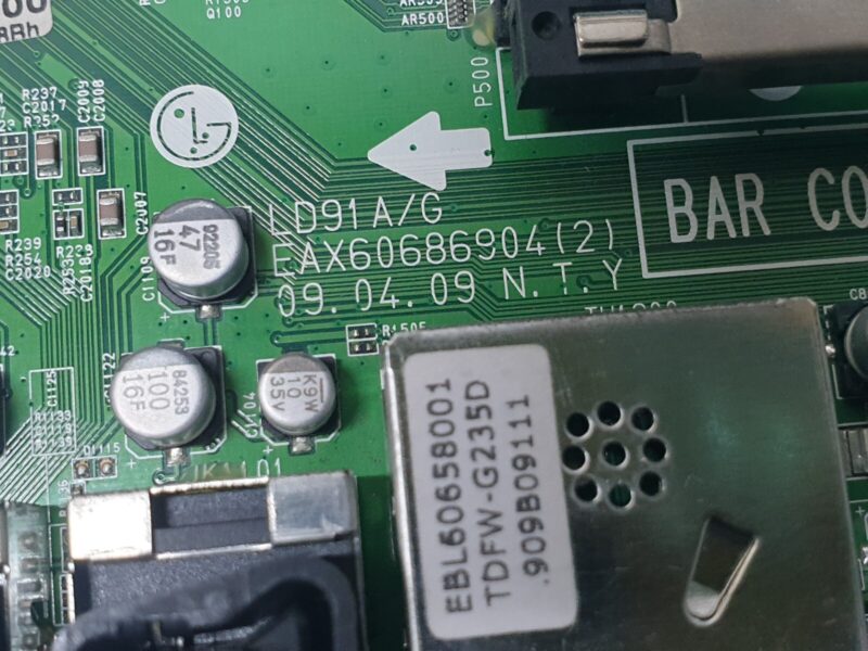 MAIN BOARD MB LG 42LH3000 42" LCD TV EAX60686904 EBU60710837 SCREEN:T420HW04 - Image 2