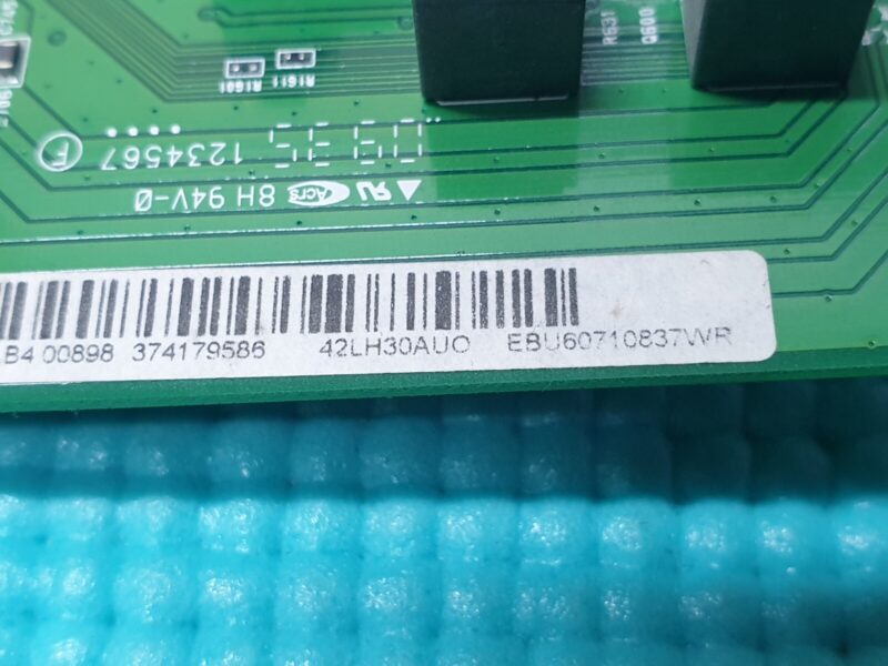 MAIN BOARD MB LG 42LH3000 42" LCD TV EAX60686904 EBU60710837 SCREEN:T420HW04 - Image 3