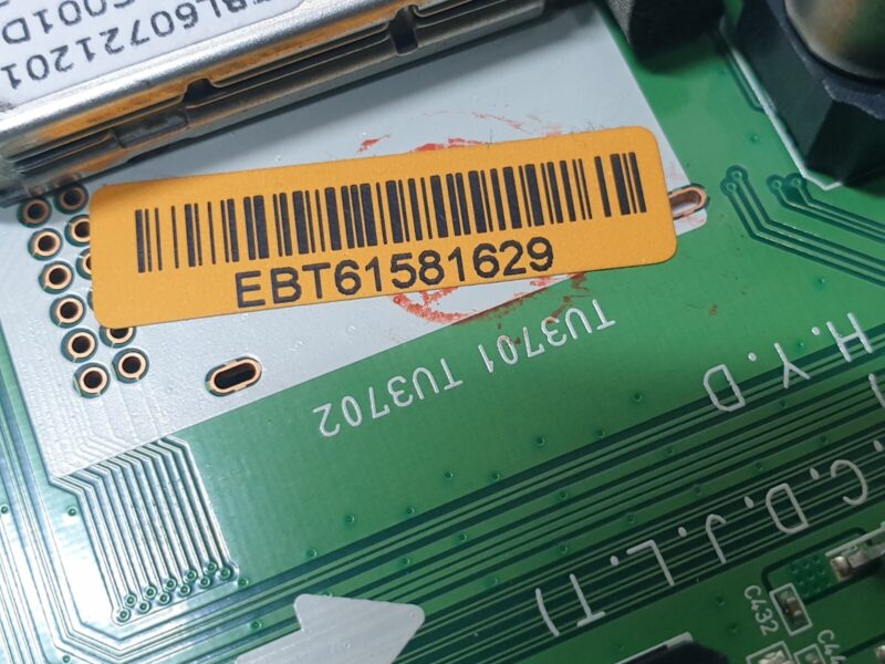 MAIN BOARD MB LG 32LK450U 32" LCD TV EAX64290501 (0) EBT61581629 SCREEN:T315HW04 - Image 3
