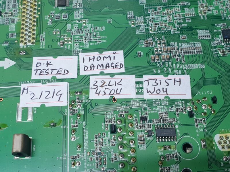 MAIN BOARD MB LG 32LK450U 32" LCD TV EAX64290501 (0) EBT61581629 SCREEN:T315HW04 - Image 7