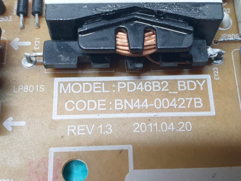 POWER SUPPLY BOARD PSU SAMSUNG UE40D7000 LED TV PD46B2_BDY BN44-00427B REV 1.3 - Image 2