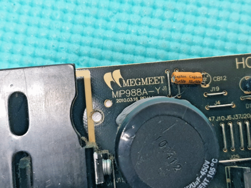 POWER SUPPLY GRUNDING GU37FHD1080 LCD TV MLT070A-L104 MLT199TL-L2 REV A MP988A-Y - Image 3