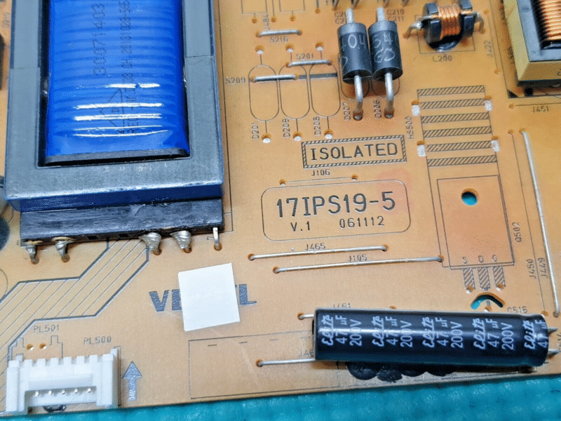 POWER SUPPLY BOARD POLAROID P32LED13 LED TV 17IPS19-5 23152169 27132465 27138937 - Image 2