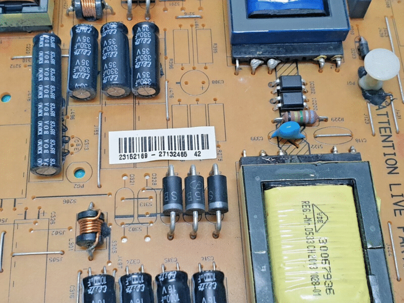 POWER SUPPLY BOARD POLAROID P32LED13 LED TV 17IPS19-5 23152169 27132465 27138937 - Image 3