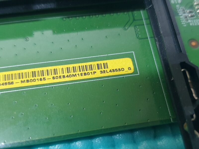 MAIN BOARD TOSHIBA 50L4353D TV 60EB40M1EB01P 32L4300 REV:1.02A SCREEN:LC500DUE - Image 3