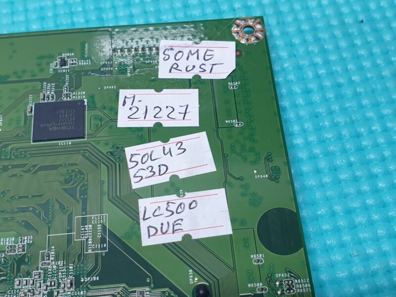 MAIN BOARD TOSHIBA 50L4353D TV 60EB40M1EB01P 32L4300 REV:1.02A SCREEN:LC500DUE - Image 5