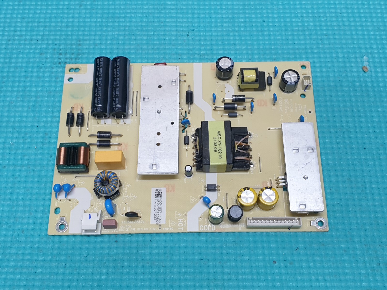 POWER SUPPLY BOARD FOR JVC LT-43MAW595 TV 3904-ZC02-01 E021M516-D1 E168066