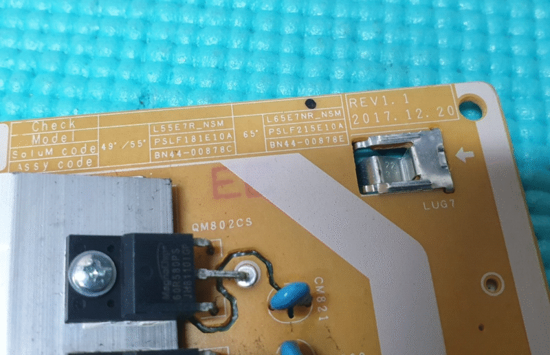 POWER SUPPLY BOARD PSU SAMSUNG UE65NU8000T 65" LCD TV L65E7NR_NSM BN44-00878E - Image 2