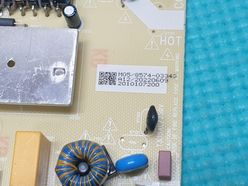 POWER SUPPLY BOARD FOR JVC LT-43MAW595 TV 3904-ZC02-01 E021M516-D1 E168066 - Image 3