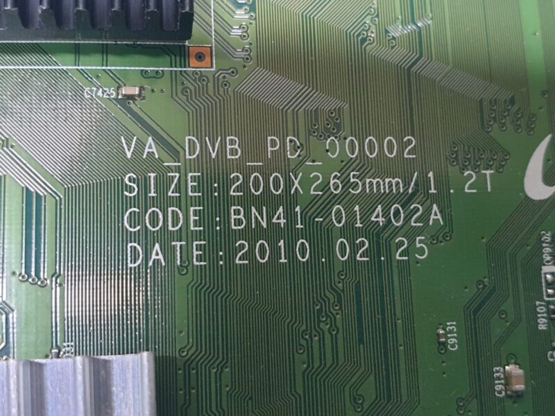 MAIN BOARD MB SAMSUNG PS50C7000YK PLASMA TV BN41-01402A BN94-03326D  BN40-00187A - Image 2