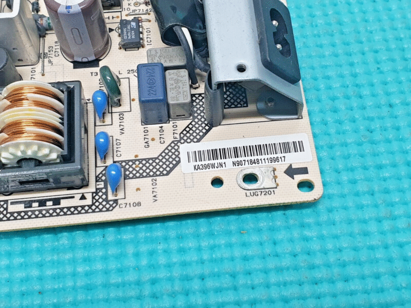 POWER SUPPLY BOARD SHARP LC-32D44E-BK 32" LCD TV QPWBS0225SNPZ RUNTKA396WJN1 - Image 4