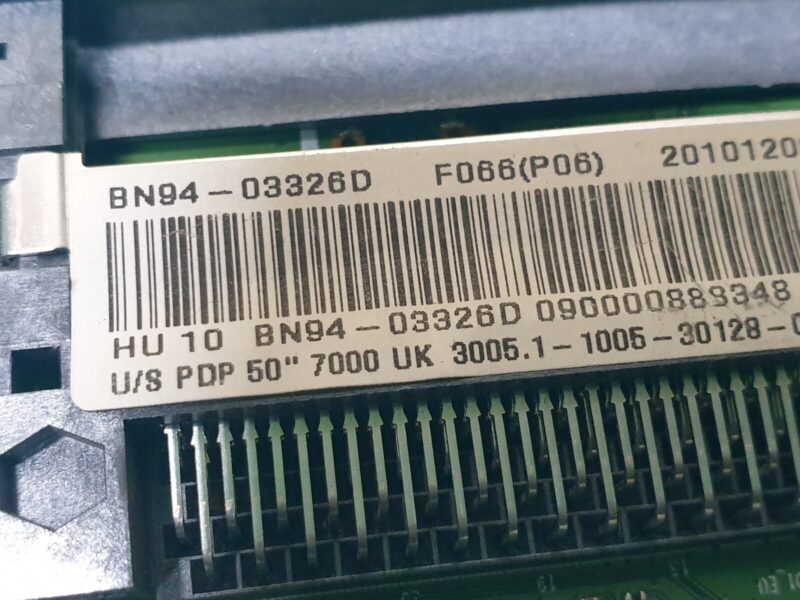 MAIN BOARD MB SAMSUNG PS50C7000YK PLASMA TV BN41-01402A BN94-03326D  BN40-00187A - Image 3