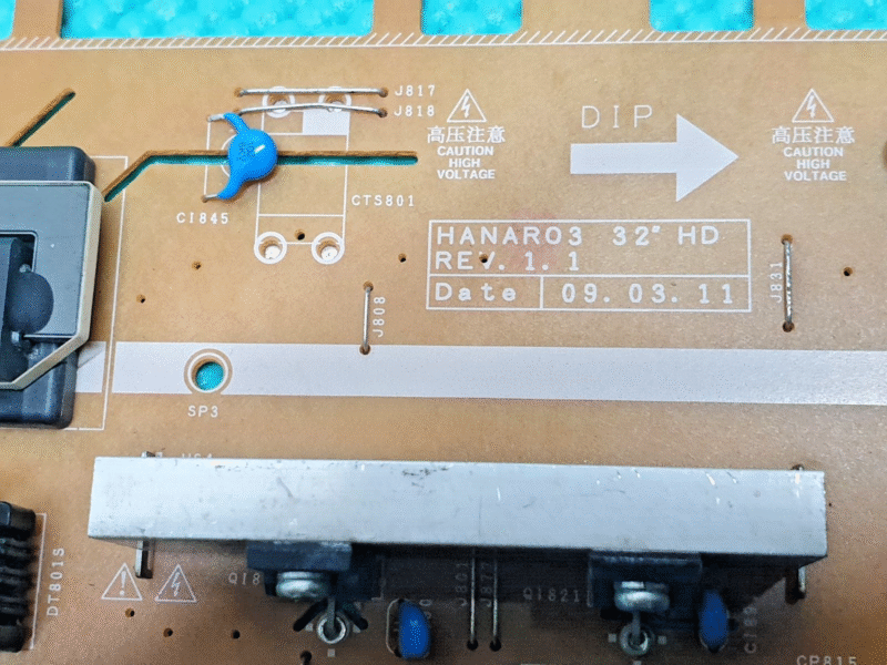 POWER SUPPLY BOARD SAMSUNG LE32B350F1W 32" LCD TV HV32HD 9SS BN44-00289B - Image 4