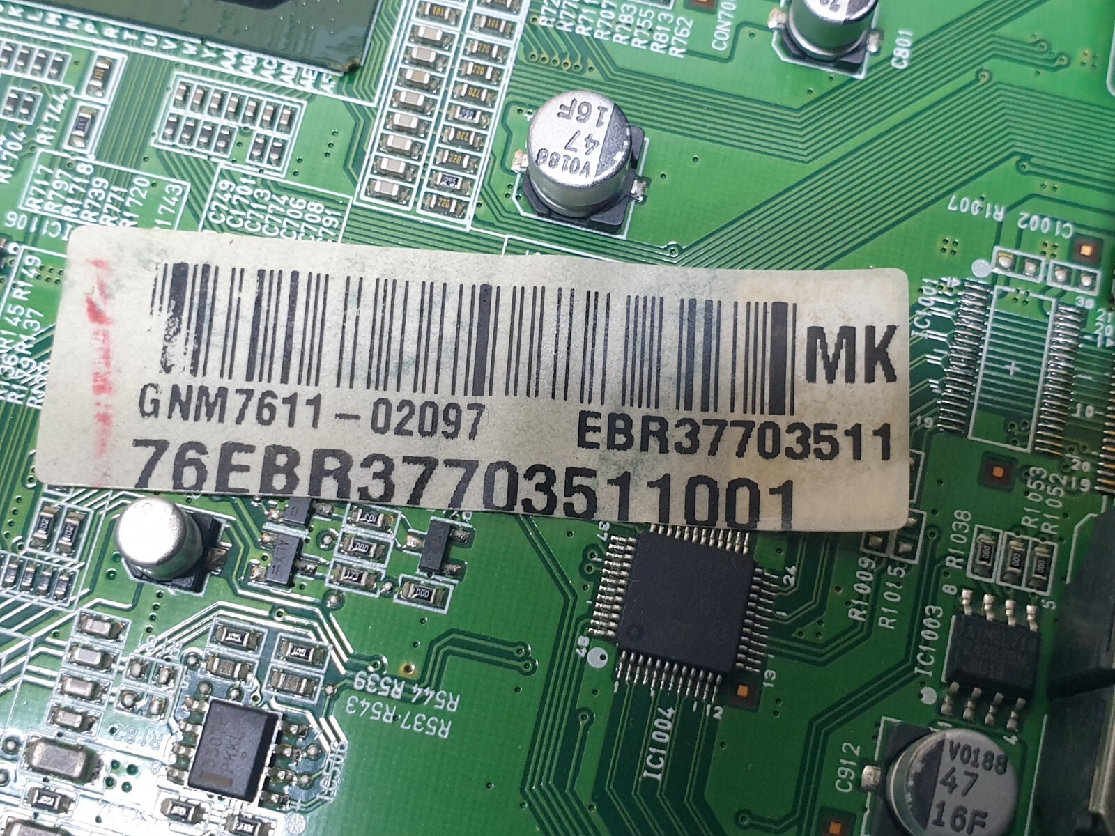 MAIN BOARD MB LG 42LY95 42" LCD TV EAX36680403 (0) EBR3770351 SCREEN:LC420WU2 - Image 4