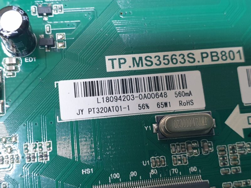 MAIN BOARD MB JVC LT-32C485 32" LED TV TP.MS3563S.PB801 SCREEN:P320AT01-1 - Image 3