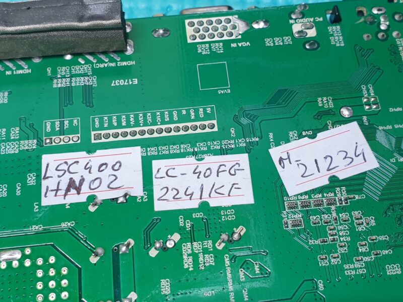 MAIN BOARD MB SHARP LC-40FG2241KF 40" LED TV TP.MS6486.PB711 SCREEN:LSC400HN02 - Image 5