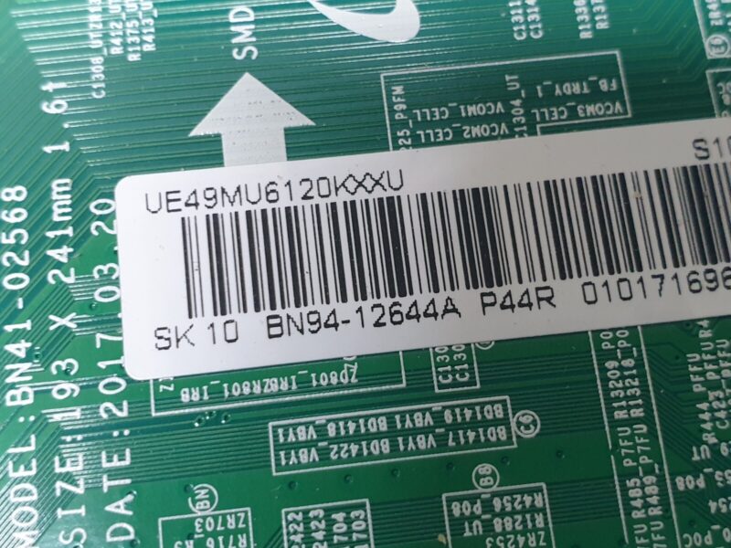 MAIN AV BOARD MB SAMSUNG UE49MU6120K TV BN41-0268B BN94-12644A SCREEN:LSF490FN02 - Image 3