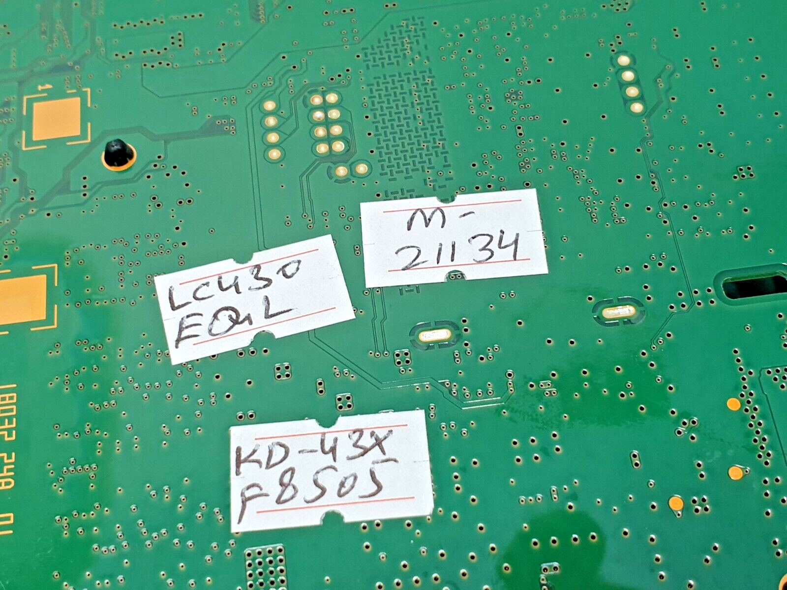 MAIN BOARD MB SONY KD-43XF8505 43" LED TV 1-982-627-11 YA03029AA SCREEN:LC430EQL - Image 5