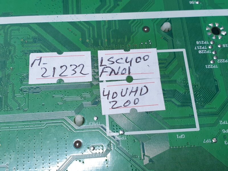 MAIN BOARD MB LINSAR 40UHD200 LED TV VESTEL 17MB120 23380296 SCREEN:LSC400FN01 - Image 4