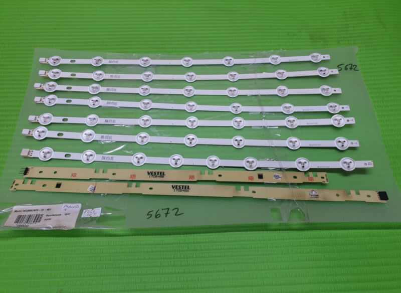 FULL LED BACK LIGHT ARRAY SET P48LED14 TV 48DLED_A-TYPE_REV01 VES480UNDS-2D-N01