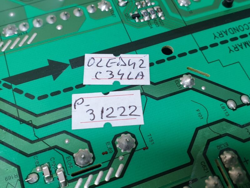 POWER SUPPLY BOARD PSU LG OLED42C34LA TV  LGP42C3-23OP EAY65904044 EAY65904044 - Image 5