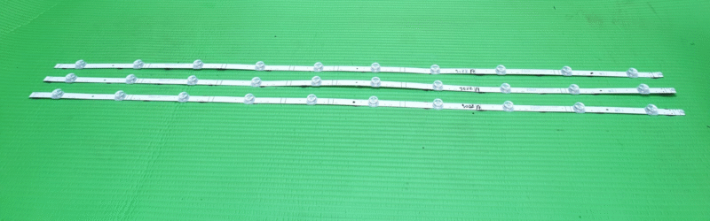 3 x LED BACKLIGHT STRIPS HISENSE 55A6GTUK TV ZD_SSC_D550_4x10_01_V1.3_20200813